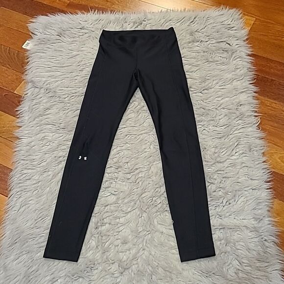 Under‎ Armour womens black compression heat gear leggings size xs - Picture 1 of 6
